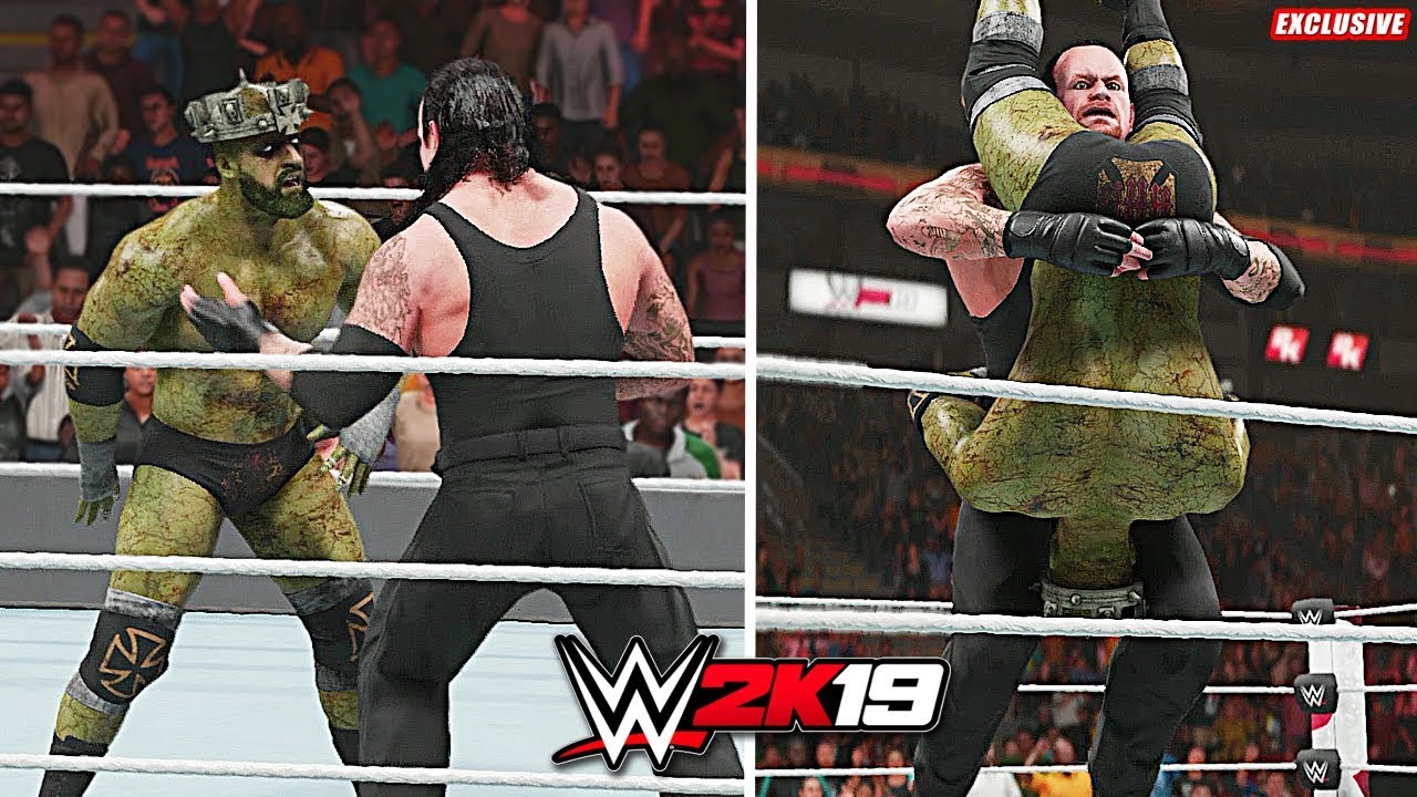 WWE 2K19 Exclusive Zombie Triple H vs Undertaker Last Man Standing