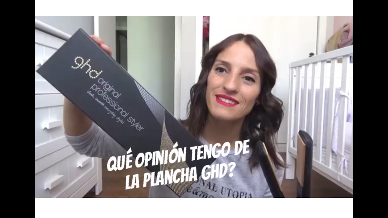 GHD ORIGINAL PROFESSIONAL STYLER ¿Qué opino sobre ella?Te enseño PASO a  PASO cómo me hago las ondas. - YouTube