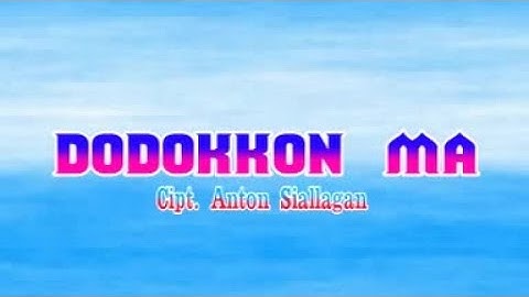 Sastro Marbun Feat Gindo Silalahi - Dodokkon Ma ( Official Musik Video )
