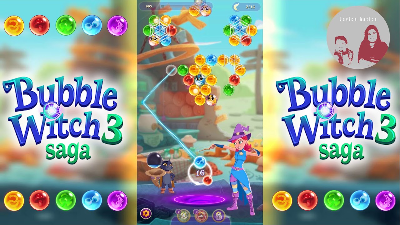 Bubble Witch Saga 3 - Level 995 