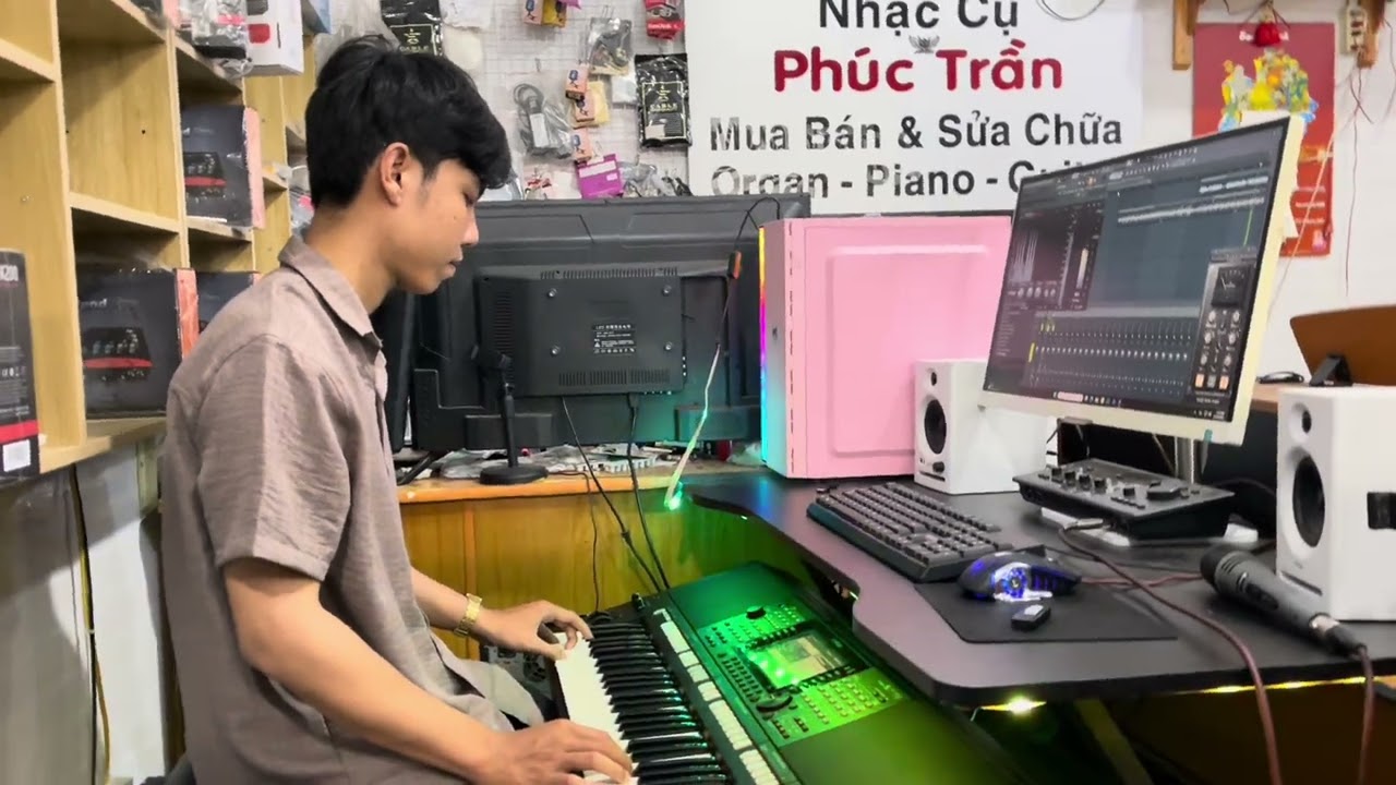 Một Bóng Mình Ta Demo Style Sample PT1000 Trống Jazz|Lh Mua Đàn Sample 0971515011 Phúc Bến Tre