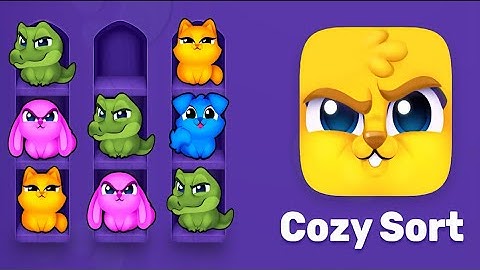 Cozy Sort: Animal Sorting Game (by Hitapps Games) IOS Gameplay Video (HD)