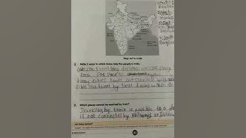 Date 27-2-2021 class 4 Sub Social science Block 24(S3) Planning  a Train  Journey  page  42