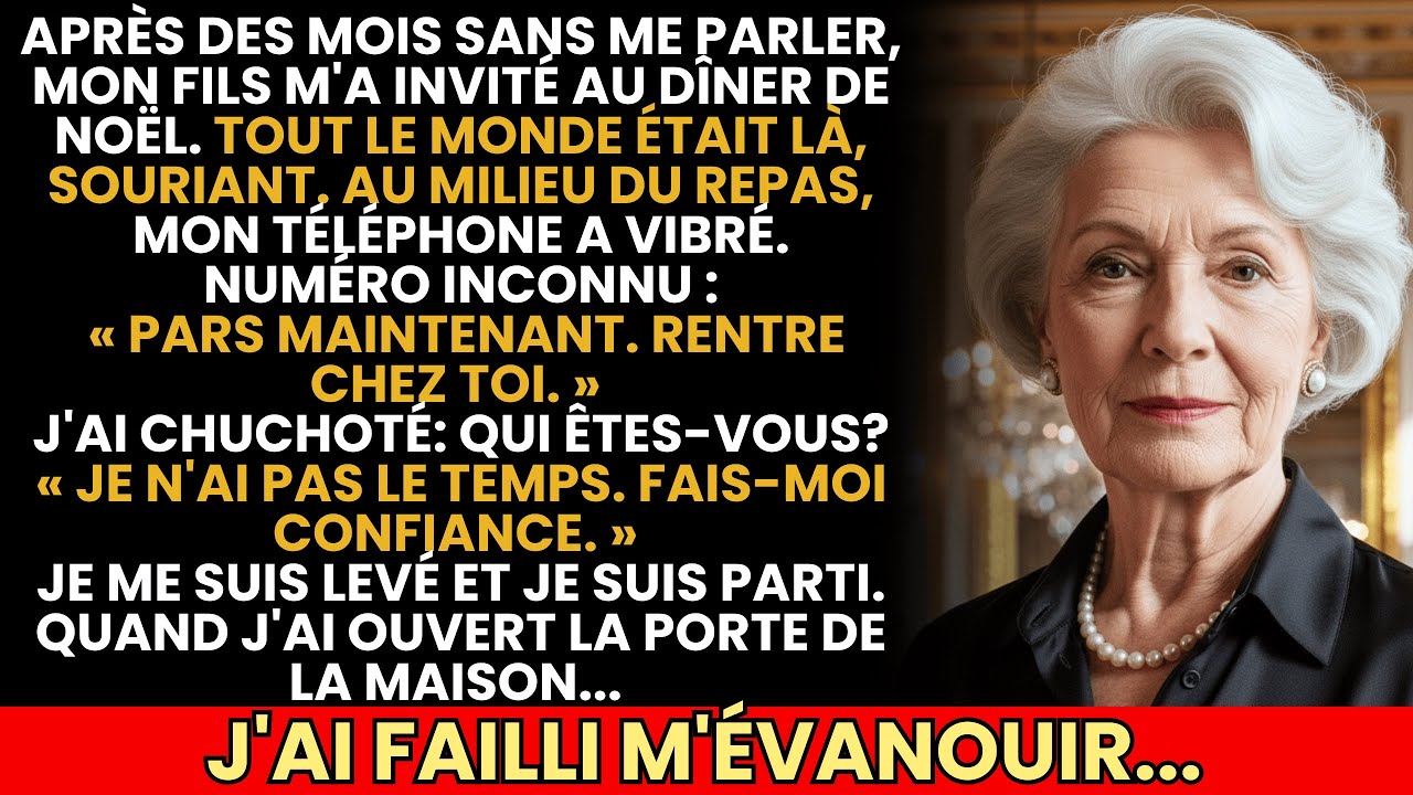 Mon Fils M’a Invitée Pour Noël… J’ai Reçu: «Pars Maintenant» Quand J’ai Ouvert La Porte De La Maison