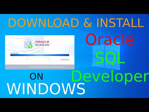 How to Install Oracle SQL Developer on Windows  10 - 64 bit | Download & Install SQL Developer