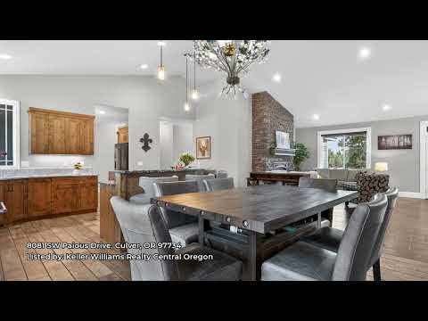 8081 SW Paious Drive, Culver, OR home video tour