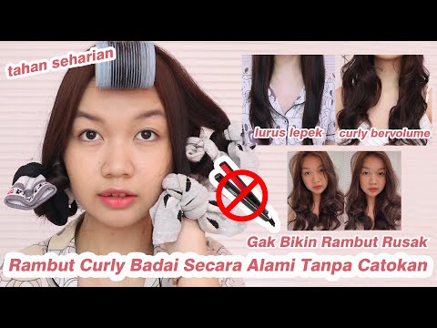 Tutorial Rambut Curly Secara Alami Tanpa Catokan || Desty Yufenti