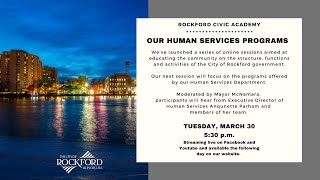 Civic Education: Our Human Services Department