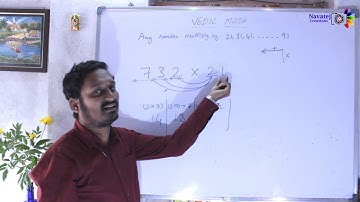 Any number multiply by 21, 31, 41,...........91. method in Vedic Math by Kalyan