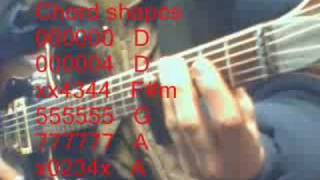 many rivers to cross slide guitar
