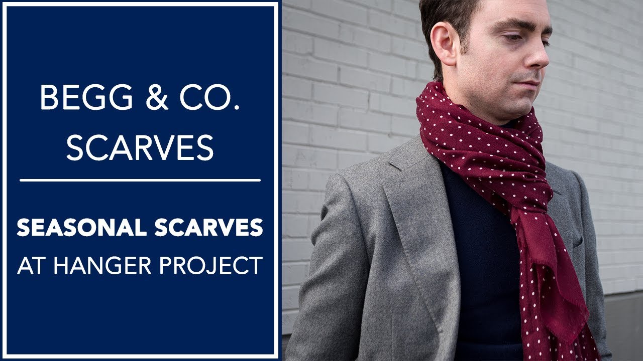 【NAVY】Begg * Co / Weavers Scarf