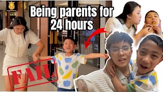 Being *PARENTS* for 24Hours ~ BADMASH BACHA ~ XOREM & GRACY