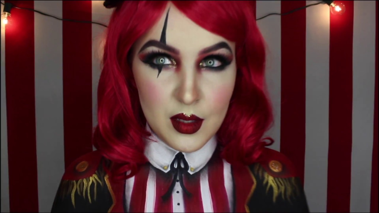 Freakshow Ringleader Makeup Tutorial- BayleeMadisonMakeup - YouTube