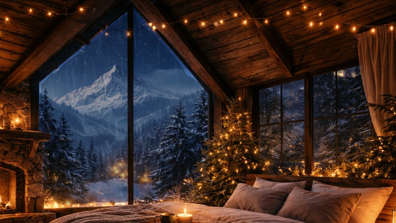 10 Hours Rainy Night in a Cozy Log Cabin 🌧️ | Deep Sleep, No Music