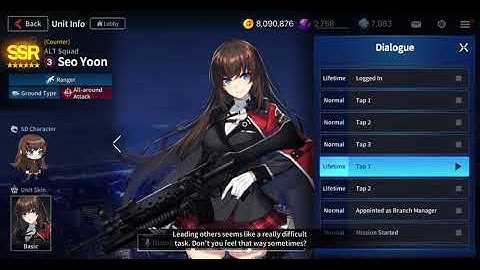 Counter:Side Seo Yoon Lifetime Contract Dialogue