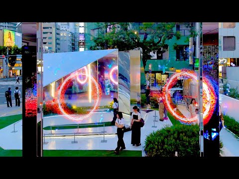 4K60 [Yoichi Ochiai Pop-up Store Omotesando] Harajuku Show Window 2025 Tokyo Japan