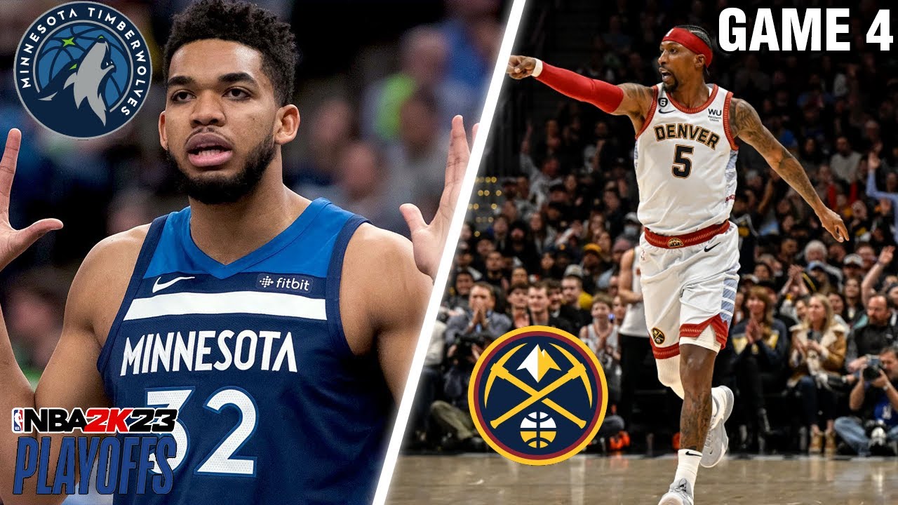 Minnesota Timberwolves vs Denver Nuggets 2023 NBA Playoffs Game 4 ...