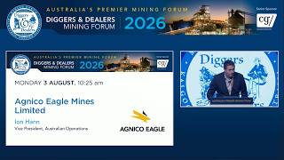 Agnico Eagle Mines Limited - Ion Hann, Vice President