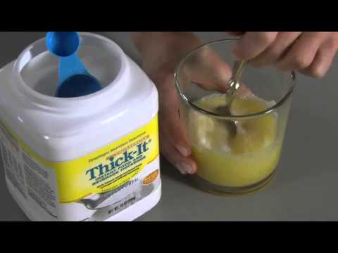 Mixing Thick-It Instant Food and Beverage Thickener (Foodservice) 