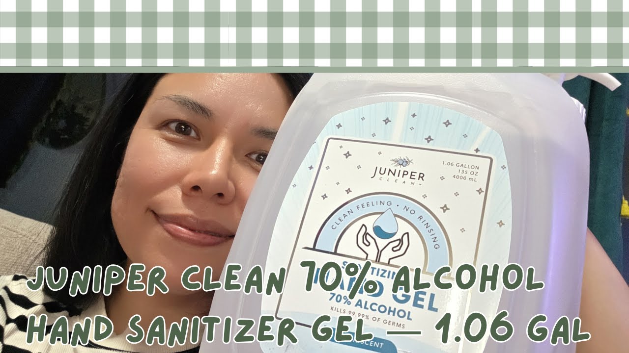 Juniper Clean 70% Alcohol Hand Sanitizer Gel — 1.06 Gal