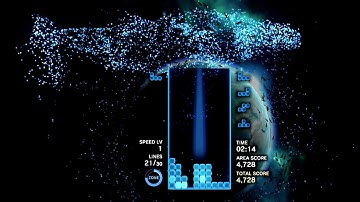 Tetris Effect Connected: Journey Mode Level 1: The Deep (No Commentary)