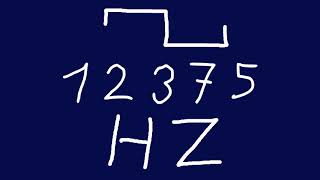 12375 hz square