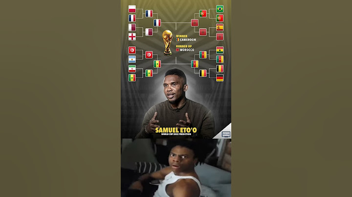 Never forget those Samuel Eto’o’s predictions he made before the World Cup 2022 🤯👀