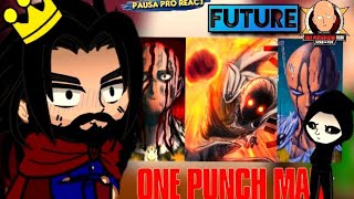 👊Executive Monsters Reaction To Saitama Vs Garou (Future) 🇧🇷🇺🇲 || One Punch Man || Gacha