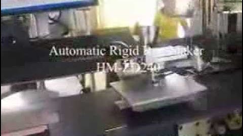 HM ZD240 Automatic rigid box maker CE