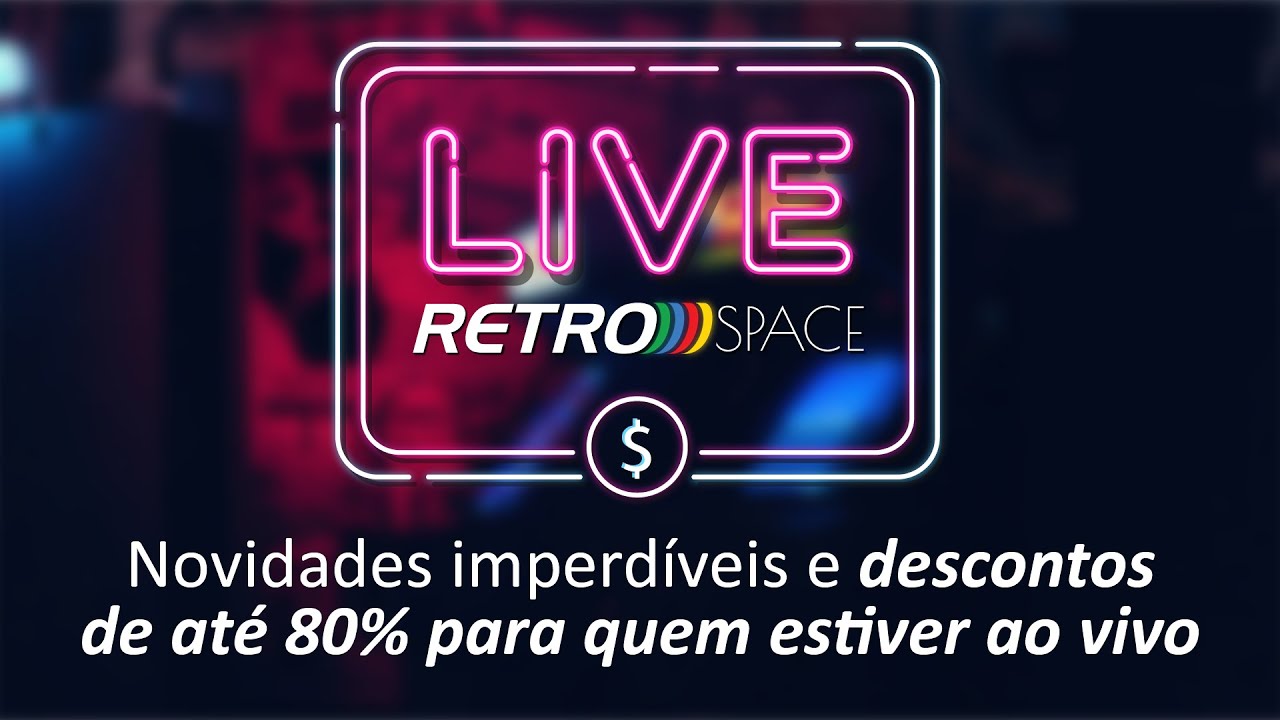 🔥 Live de Vendas RetroSpace | Descontos de até 80% AO VIVO! | 10/03/2026 🔥