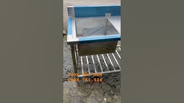 Chậu rửa công nghiệp 1 hộc phải sự thiết kế hoàn hảo