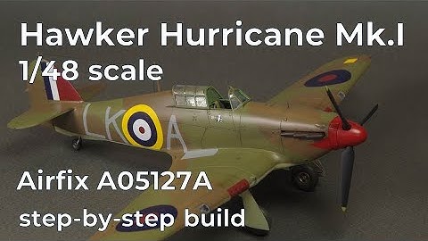 Hawker Hurricane Mk I 1/48 scale model build, Airfix A05127A