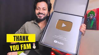 Silver Play Button Aa Gaya | Unboxing