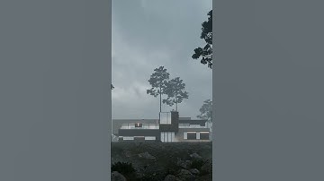 A HOUSE IN THE FOG : 3D Animation Visualization ( Lumion )/ Анимация/ Архитектурная Визуализация
