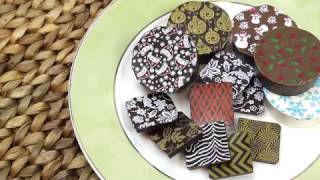 Chocolate Transfer Sheets - how to make BARK - Roberts Edible Craft