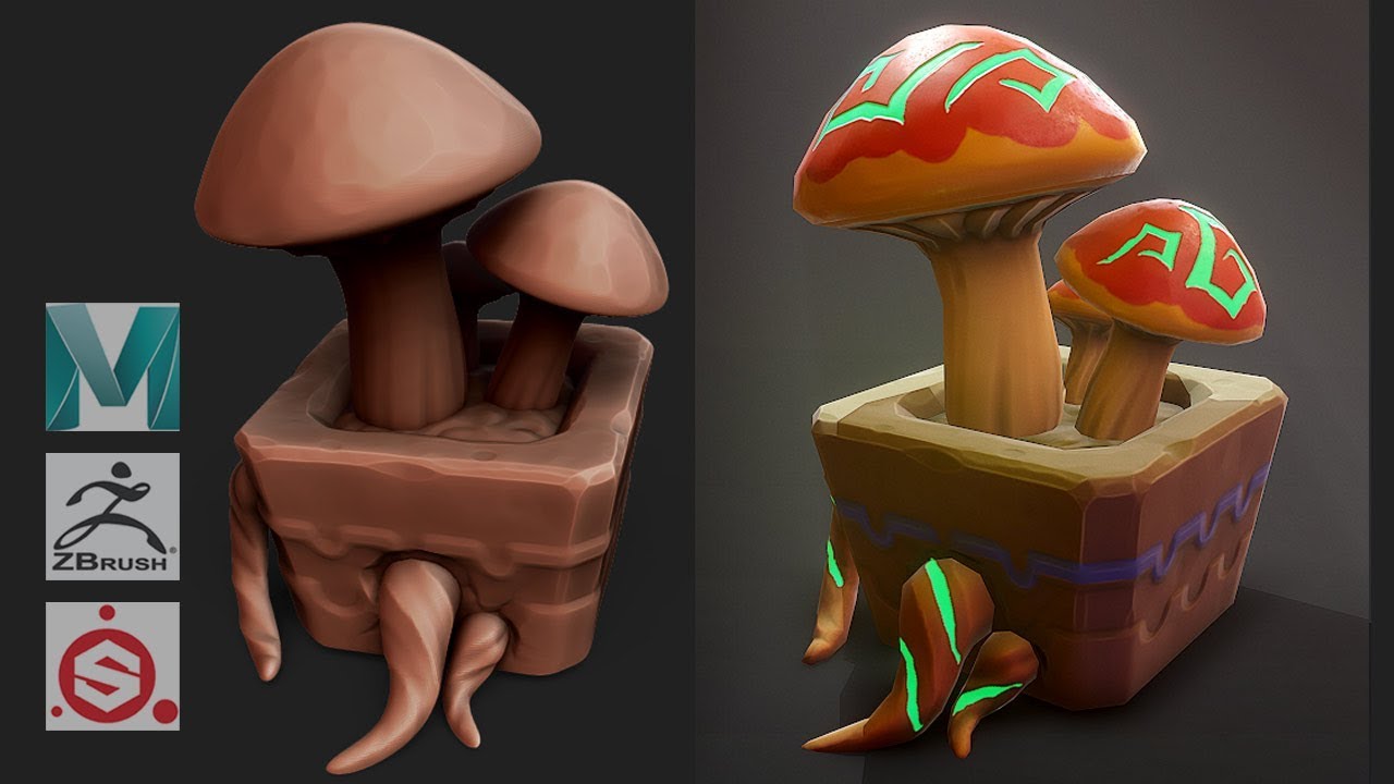 zbrush mushroom