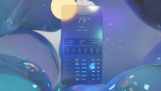 Weather widget animation screenshot 5