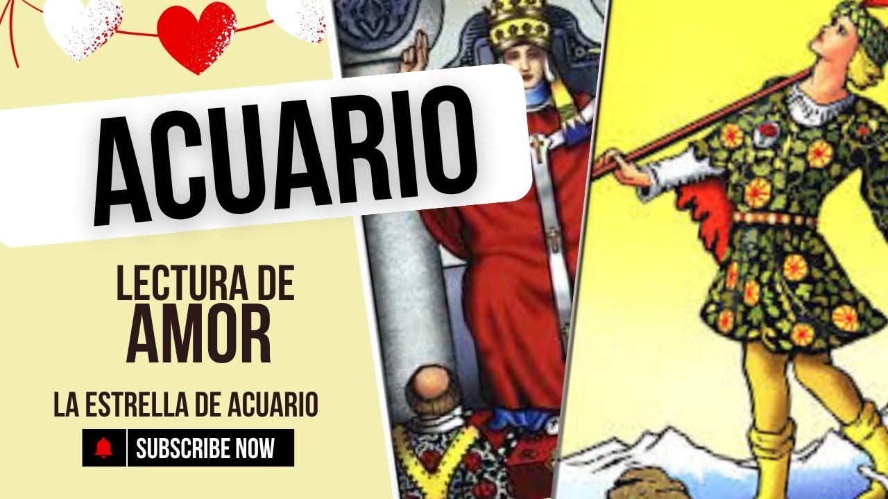 ACUARIO 🤔TE PIENSA, TE DESEA Y NO TE LO DICE, COMPROMISO? EL DESTINO ...