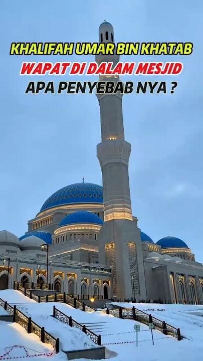 'Khalifah Umar Gugur di Masjid: Kisah Pilu Sang Pemimpin Adil' #umarbinkhatab #sejarahislam