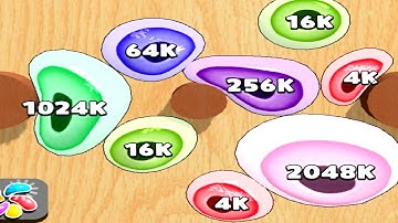 Satisfying ASMR Blob merge unlock 2048k