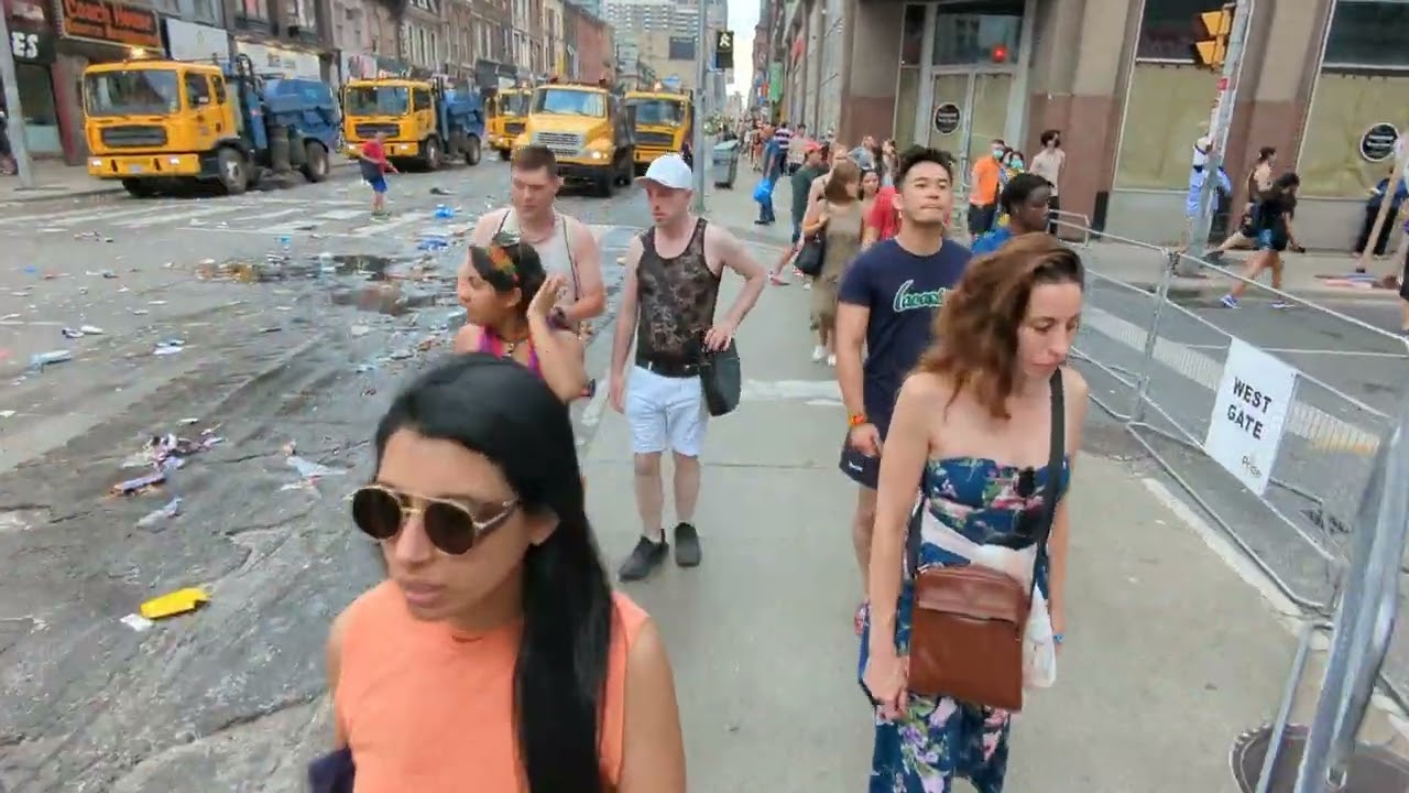After the Pride Parade, Toronto.