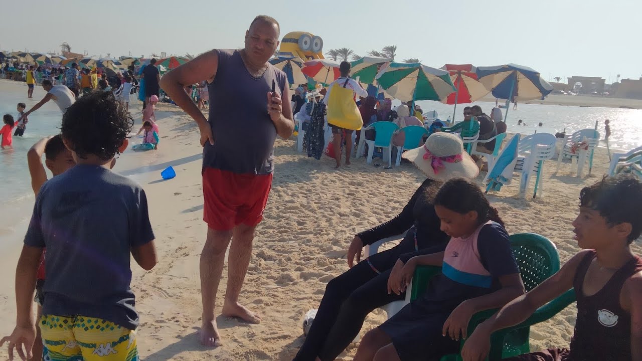 قضينا يوم كامل فى شاطئ العوام(الليدو) مرسى مطروح بس اتفاجأنا بمصيبة على الشاطيء