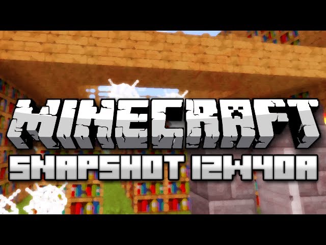 Minecraft Snapshot 12w40a Download 