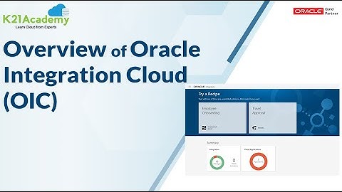 Oracle Integration Cloud Service Overview | K21Academy
