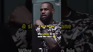 Why’d Lebron do his mom like that? 😭 #shorts