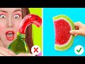 Cool food hacks for real foodies  yummy kitchen hacks by 123 go like