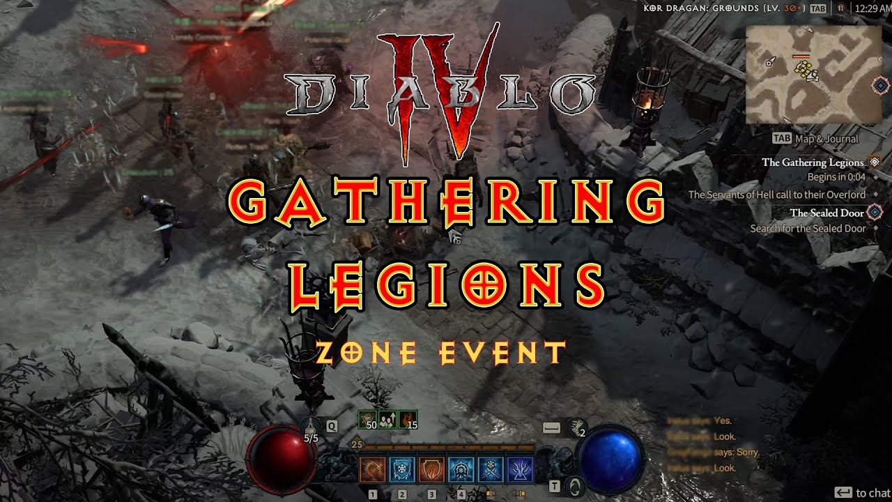Gathering Legions Group Zone Event - Diablo IV