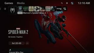 Marvels Spider Man 2 Ps5 Menu Theme
