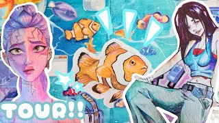 SKETCHBOOK TOUR!! + Commentary