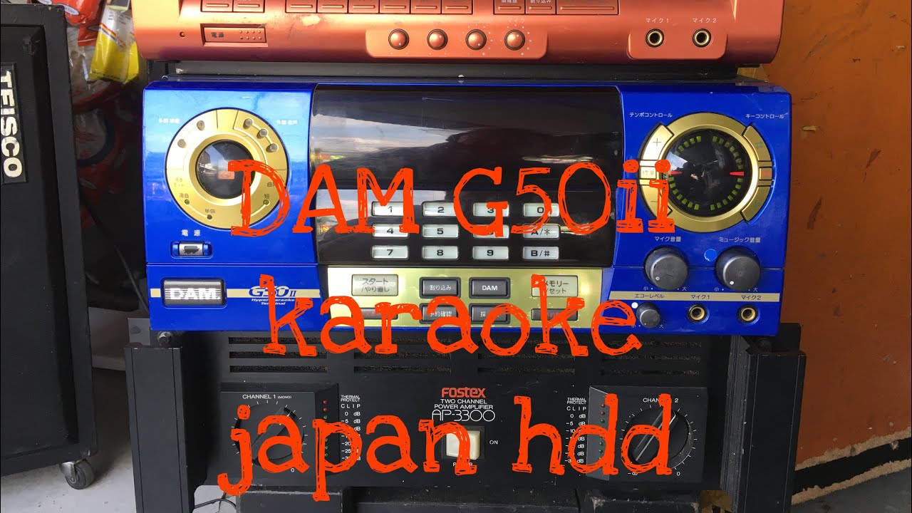 DAM G50ii đầu karaoke ổ cứng hàng japan, bán tình trạng không biết dùng hết cho chức năng nhé ae!